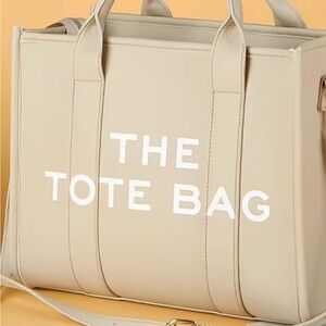 Beige Tote Bag